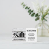 建築クレーン | 建物 名刺 (スタンド正面)