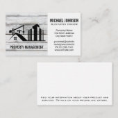 建築クレーン | 建物 名刺 (正面/裏面)