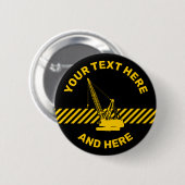 建築クレーン 缶バッジ (正面&裏面)