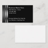 建築グレーシルバートーンモダン名刺 名刺 (正面/裏面)