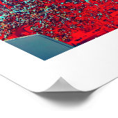 建築サイケデリック建物ポスタープリント ポスター (角)