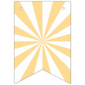 建築サイトの誕生日会バナーの下 バンティングフラッグ (第1の旗)