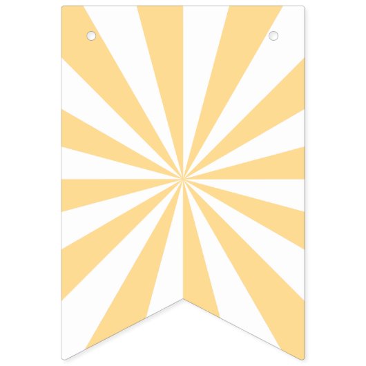 建築サイトの誕生日会バナーの下 バンティングフラッグ (第1の旗)