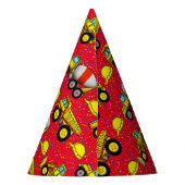 建築サイト紙パーティーハット パーティーハット (裏面)