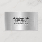 建築サイト |エンジニア |実在財産 名刺 (裏面)