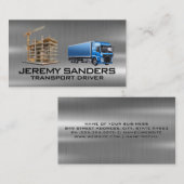 建築サイト | トラック輸送サービス 名刺 (正面/裏面)