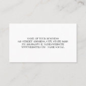 建築サイト |ハードハット 名刺 (裏面)