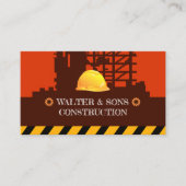 建築サイト |ハードハット 名刺 (正面)