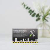 建築サイト | ビルダーツール | メタル 名刺 (スタンド正面)