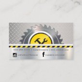 建築サイト | ブルーカラー作業ツール 名刺 (裏面)