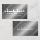 建築サイト |メタリックシャイン 名刺 (正面/裏面)