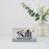 建築サイト | レンチ・ハンマー・ツール 名刺 (スタンド正面)