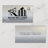 建築サイト | レンチ・ハンマー・ツール 名刺 (正面/裏面)