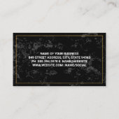 建築サイト |作業車両 |実在財産 名刺 (裏面)