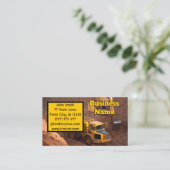 建築サイト 名刺 (スタンド正面)