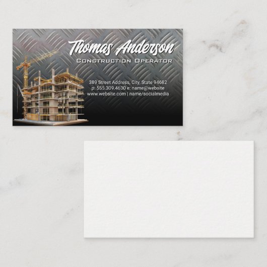 建築サイト | 建物開発 名刺 (正面/裏面)