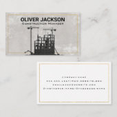 建築サイト | 足場 | クレーン 名刺 (正面/裏面)