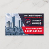 建築サービス，ハウス建物，リノベーション 名刺 (裏面)