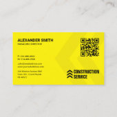 建築サービス、ハウス建物、不動産仲介業者 名刺 (裏面)