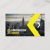 建築サービス、ハウス建物、不動産仲介業者 名刺 (正面)