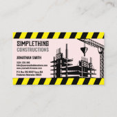 建築サービス、建築、リノベーション 名刺 (正面)