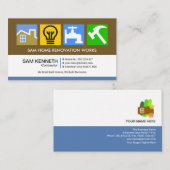 建築シンカラフルボルMotifビルダー 名刺 (正面/裏面)