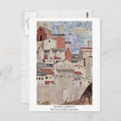 建築シーン:バイピエロデッラフランチェスカ ポストカード (正面/裏面)