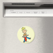 建築ジャックハンマーTシャツとギフト マグネット (インサイチュ (食洗機))