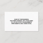 建築ジョブサイト 名刺 (裏面)