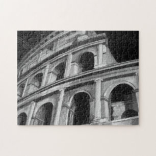 建築スケッチとのローマのColosseum ジグソーパズル