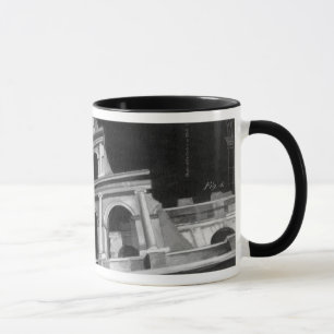 建築スケッチとのローマのColosseum マグカップ