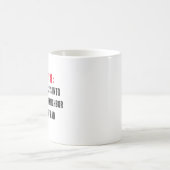 建築スケッチを自分のものにする コーヒーマグカップ (中央)