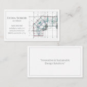建築スケッチ名刺 名刺 (正面/裏面)