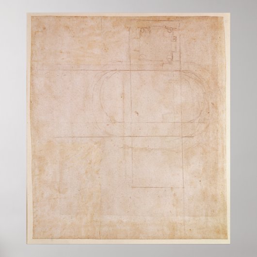 建築スケッチ ポスター (正面)