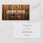 建築スローガンズビジネスカード 名刺 (正面/裏面)