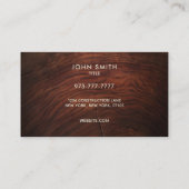 建築スローガンズビジネスカード 名刺 (裏面)