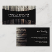 建築スローガンズビジネスカード 名刺 (正面/裏面)