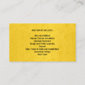 建築ズハンディマン名刺 名刺 (裏面)