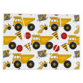 建築セット、大きいおもしろいのギフトバッグ-光沢のある ラージペーパーバッグ (裏面)