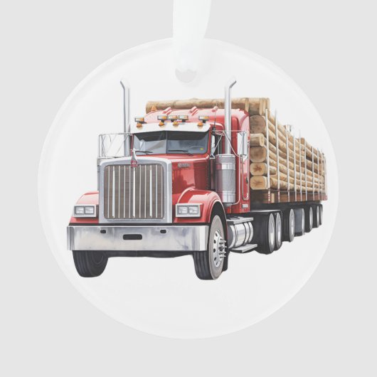 建築セミトラック オーナメント (正面)