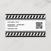 建築ゾインスパイアーン名刺 名刺 (裏面)