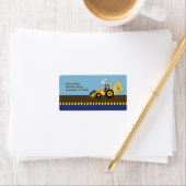 建築ゾーンバックホー差出人住所 ラベル (インサイチュ)