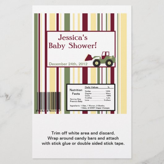 建築ゾーンラージキャンディバーラッパー チラシ (正面)