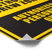 建築ゾーン誕生日ポスター署名 ポスター (角)