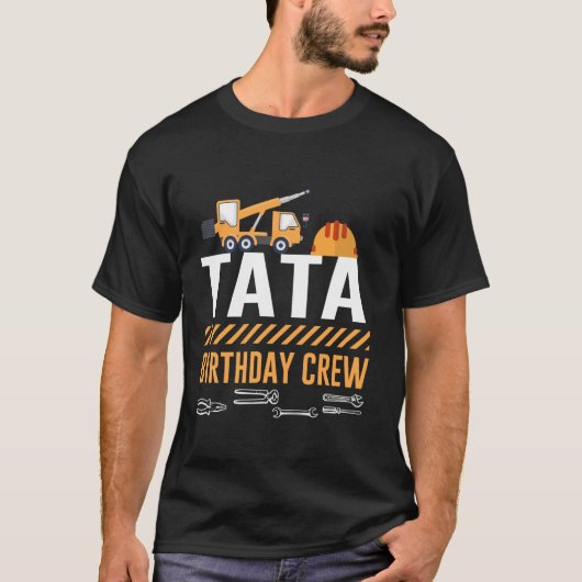 建築タタ誕生日クルー建築Bday Tシャツ (正面)