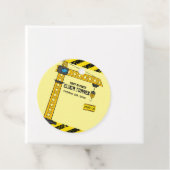 建築タワークレーンのベビーシャワー フェイバータグ (インサイチュ)