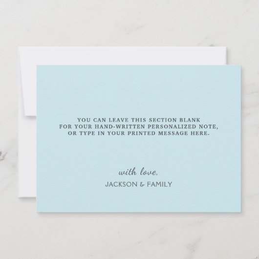 建築ダイガーとトラック、サンキューカード サンキューカード (裏面)