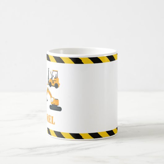 建築ダイガースボーイズパーソナライズマグ コーヒーマグカップ (中央)