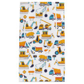 建築ダンプトラックのパターンパーティー スモールペーパーバッグ (正面)