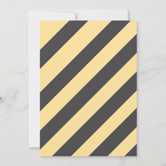 建築ダンプトラックキッズファースト誕生日パーティー 招待状 (裏面)